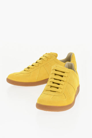 MM22 Sneakers Basse in Suede a Tinta Unita