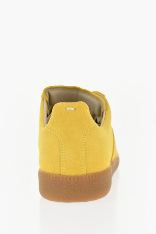 MM22 Sneakers Basse in Suede a Tinta Unita