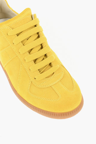 MM22 Sneakers Basse in Suede a Tinta Unita
