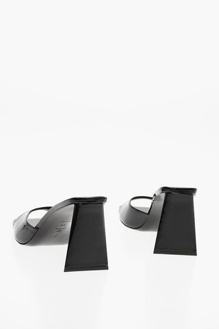 Patent Leather VENUS Mules with Statement Heel 9cm