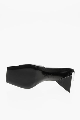 Patent Leather VENUS Mules with Statement Heel 9cm