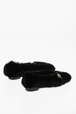 Shearling NOELLA Mary Jane Ballet Flats