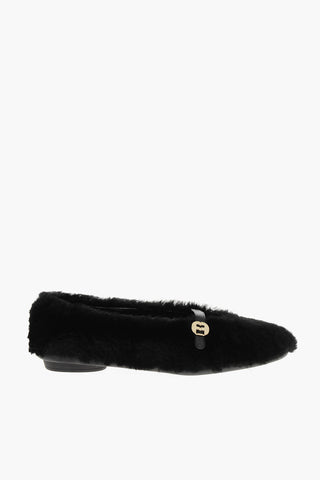 Shearling NOELLA Mary Jane Ballet Flats