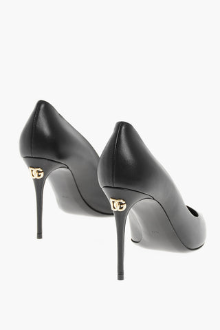 Leather Pumps with Stiletto Heel 9cm