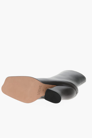 Stivaletti Texani in Pelle con Tacco Rivestito 10cm