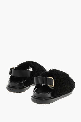 Shearling Slingback Sandals FUSSBETT