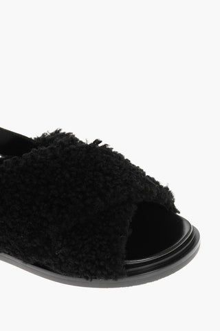 Shearling Slingback Sandals FUSSBETT