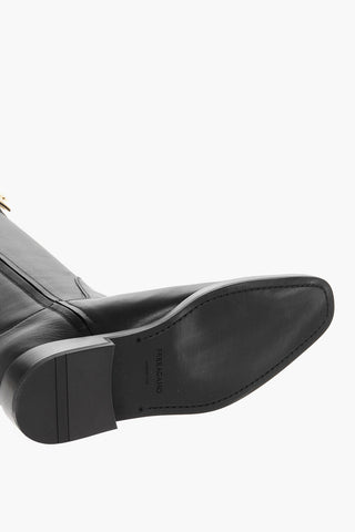 Textured Leather ROLY Under the Knee Boots