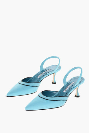 Suede Slingbacks BRONTIASLI with 6cm Kitten Heel