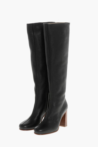 Below-the-Knee Boots WILLOW Hammered Leather 10cm