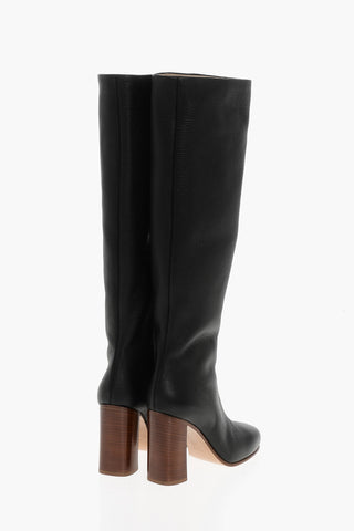 Below-the-Knee Boots WILLOW Hammered Leather 10cm