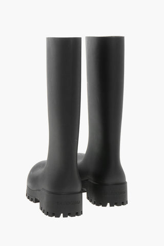 Rubber BULLDOZER Under the Knee Boots