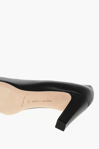 Leather CHAPPA Pumps with Metal Details 9cm