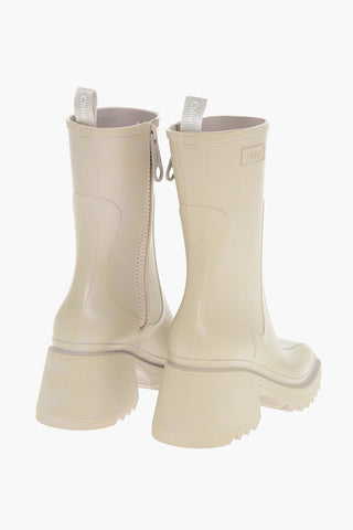 Stivaletti in Gomma BETTY con Zip Interna 7cm