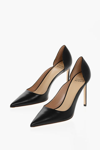 Leather Pumps with 9cm Stiletto Heel