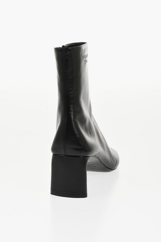 Stivaletti in Pelle DUTYFREE con Zip Interna 6cm