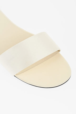 Satin Slides COMBO with Leather Sole