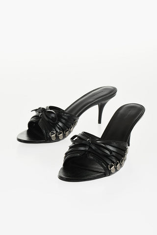 Open Toe CAGOLE Mules with Lace-up Design 6cm