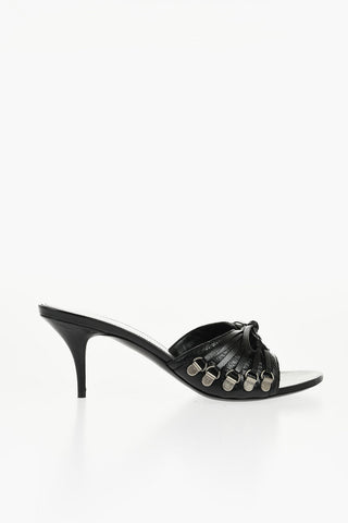 Open Toe CAGOLE Mules with Lace-up Design 6cm