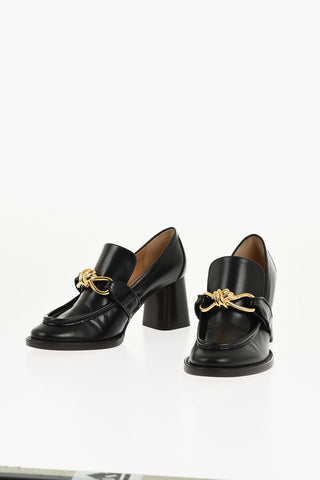 Leather ASTAIRE Loafers with Statement Detail 7cm
