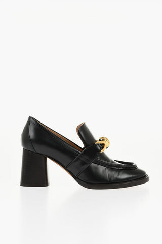 Leather ASTAIRE Loafers with Statement Detail 7cm