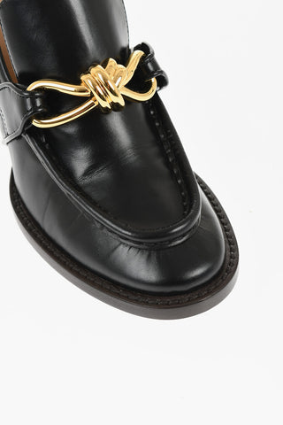 Leather ASTAIRE Loafers with Statement Detail 7cm