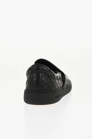 Woven Leather SAWYER Slip On Sneakers