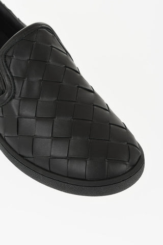 Woven Leather SAWYER Slip On Sneakers