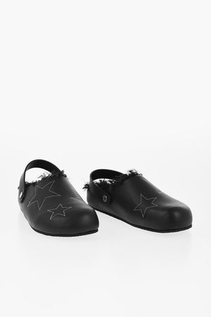 Eco-Leather Mules ELYSE with Embroidery