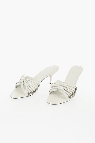 Open Toe CAGOLE Mules with Lace-up Design 6cm