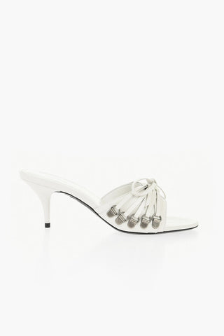 Open Toe CAGOLE Mules with Lace-up Design 6cm