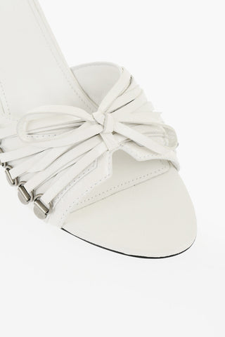 Open Toe CAGOLE Mules with Lace-up Design 6cm