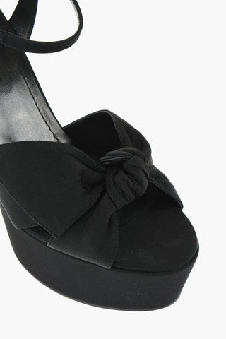 Plateau-Sandalen MUSE mit vorderer Schleife 12cm
