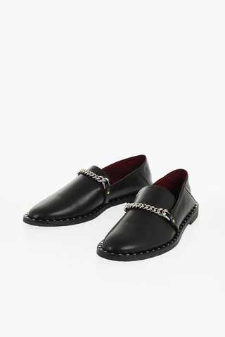 Eco-Leather Loafers FALABELLA with Studs