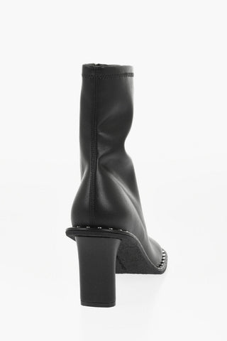 Stiefeletten Aus Kunstleder RYDER Mit Nieten 8cm