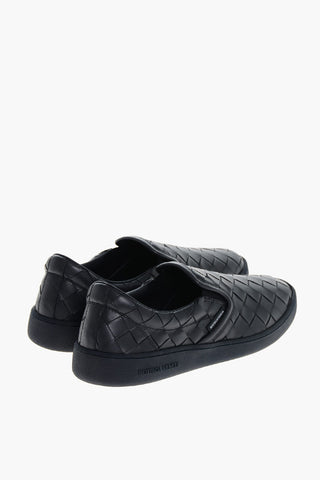 Woven Leather SAWYER Slip On Sneakers