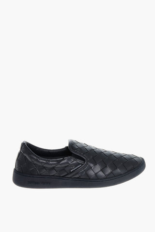 Woven Leather SAWYER Slip On Sneakers
