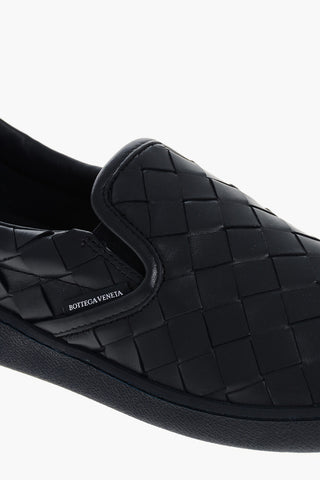 Woven Leather SAWYER Slip On Sneakers