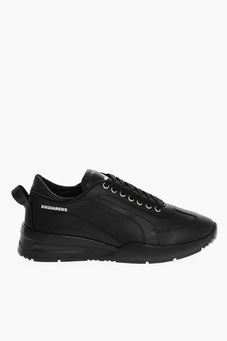 LEGEND Lace-up Leather Sneakers with Rubber Sole