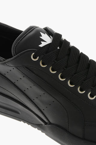 LEGEND Lace-up Leather Sneakers with Rubber Sole