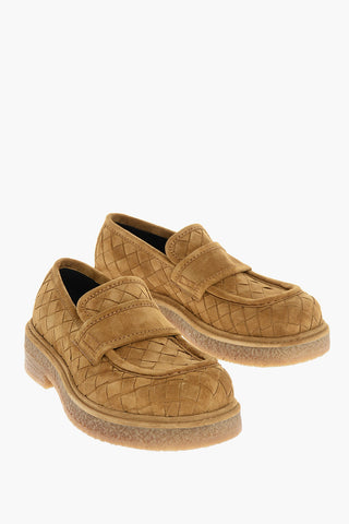 Mocassini HADDOCK in Suede Intrecciato