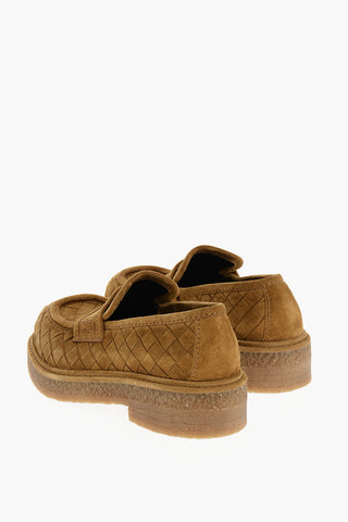 Mocassini HADDOCK in Suede Intrecciato