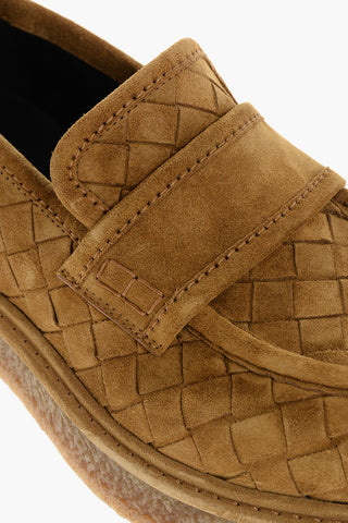 Mocassini HADDOCK in Suede Intrecciato