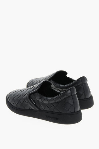 Woven Leather SAWYER Slip On Sneakers