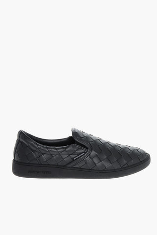 Woven Leather SAWYER Slip On Sneakers