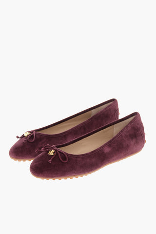 Suede JAYNA Ballet Flats with Rubber Sole