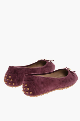 Suede JAYNA Ballet Flats with Rubber Sole