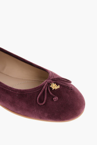 Suede JAYNA Ballet Flats with Rubber Sole