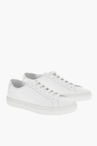 Leather BOLDINI Lace-up Sneakers with Rubber Sole