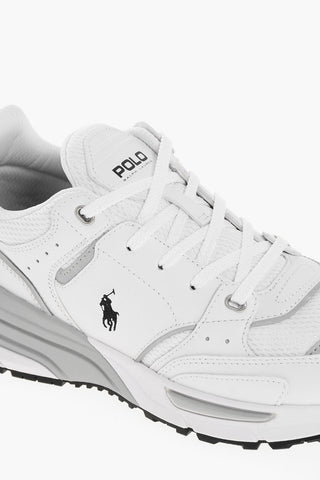 Leather TRACKSTAR Lace-up Sneakers
